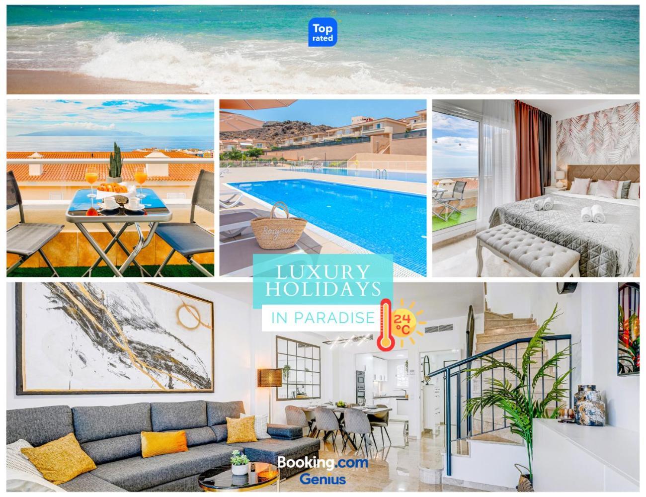 Luxury Holiday House Tenerife Puerto de Santiago  Exteriör bild